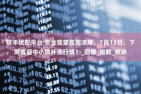 联丰优配平台 资金观望氛围浓厚，7月13日，下周或迎中小微补涨行情？_回辙_指数_板块